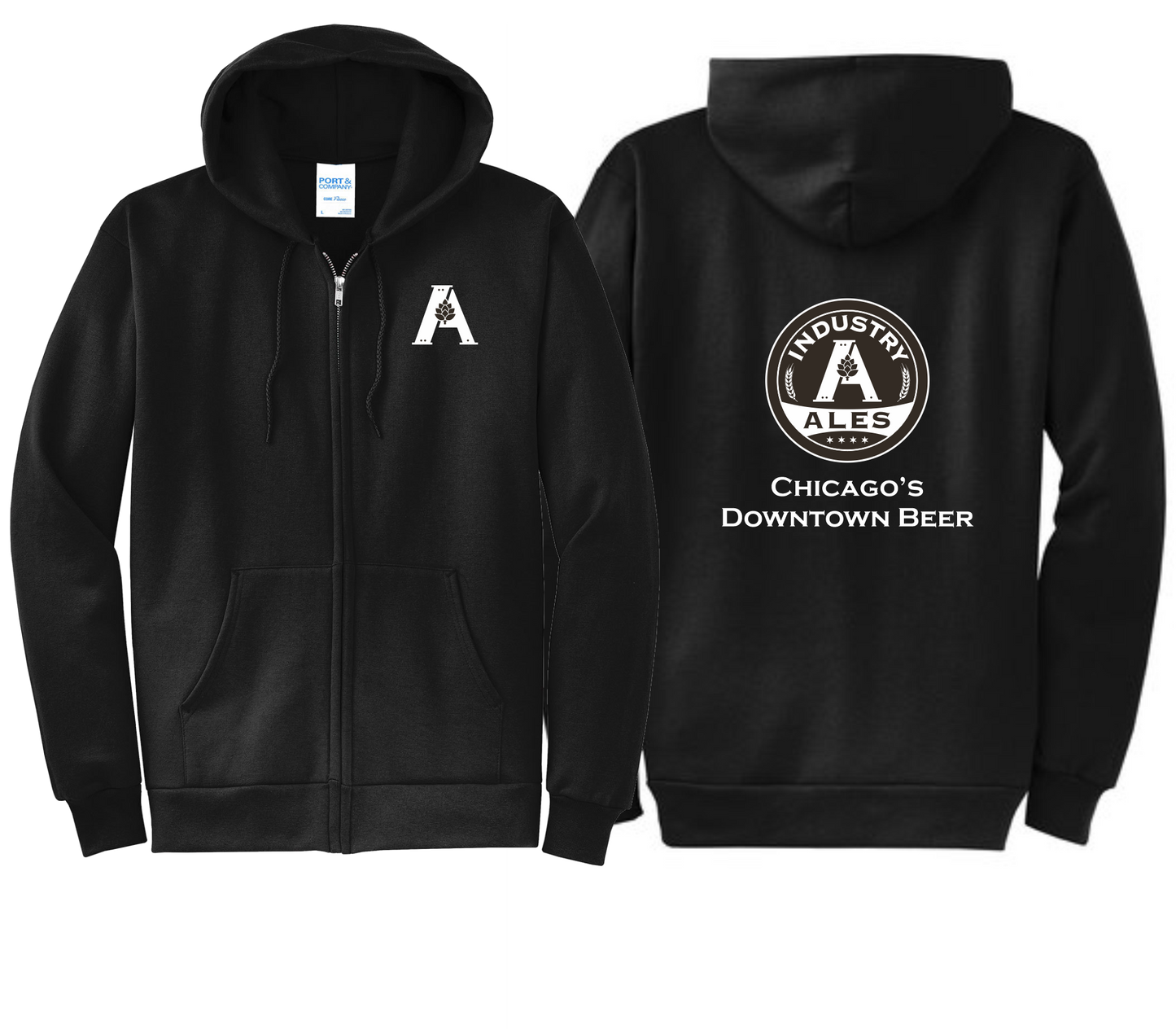 Industry Ales Full-Zip Hoodie